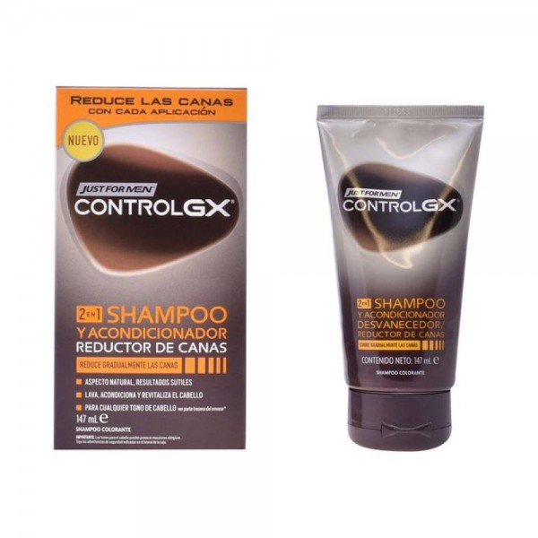 control-gx-champu-y-acondicionador-reductor-de-canas-just-for-men-147ml