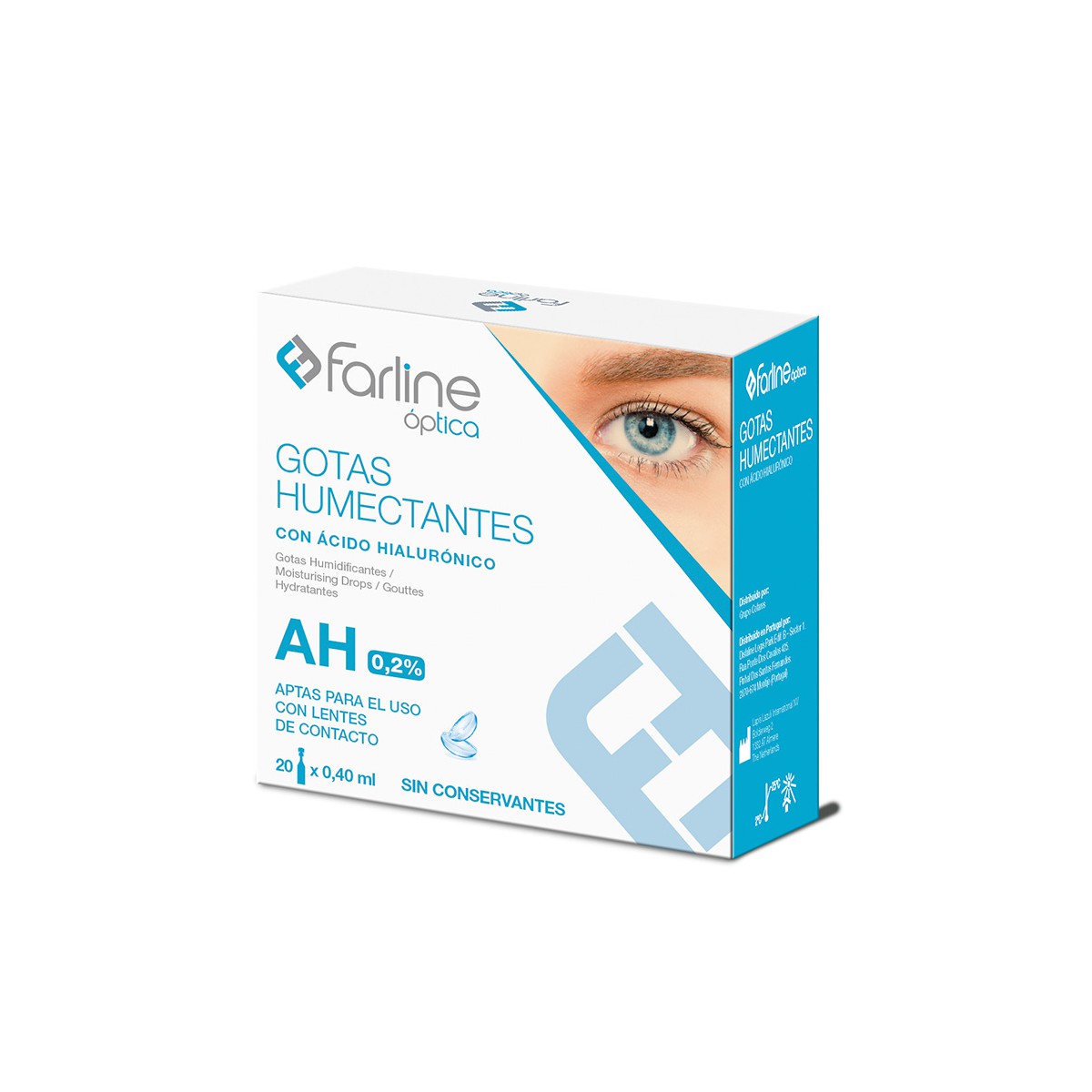 FARLINE OPTICA GOTAS HUMECTANTES 0.2%...