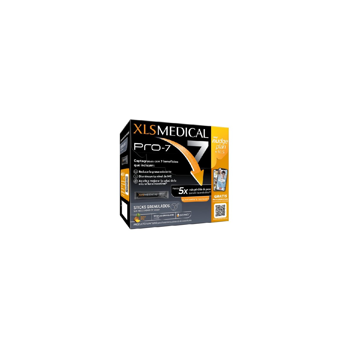 XLS MEDICAL PRO-7 90 STICKS SABOR PIÑA