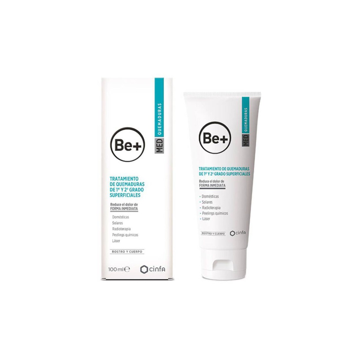 BE+ MED QUEMADURAS 1 TUBO 100 ML