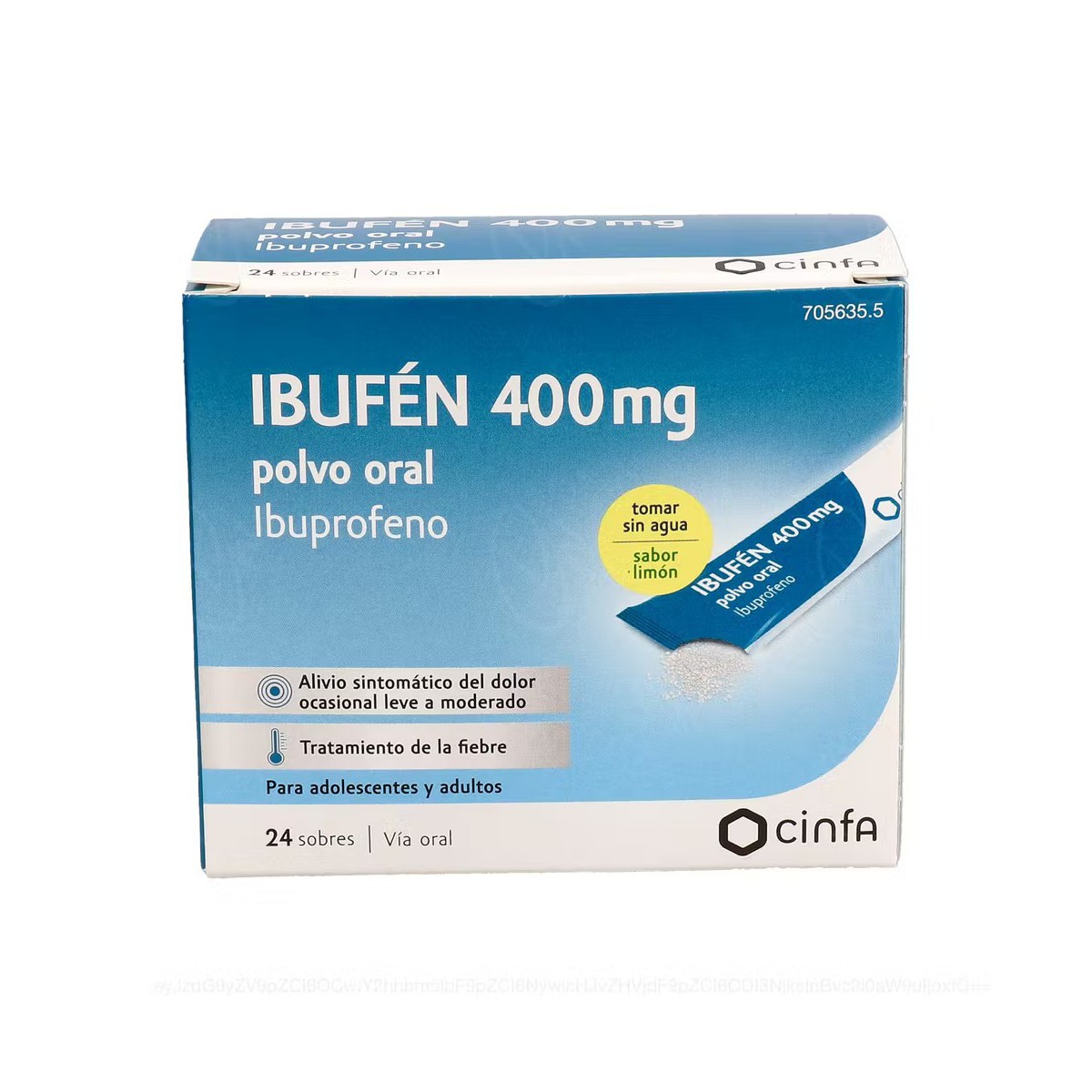 IBUFEN 400 MG POLVO ORAL, 24 sobres
