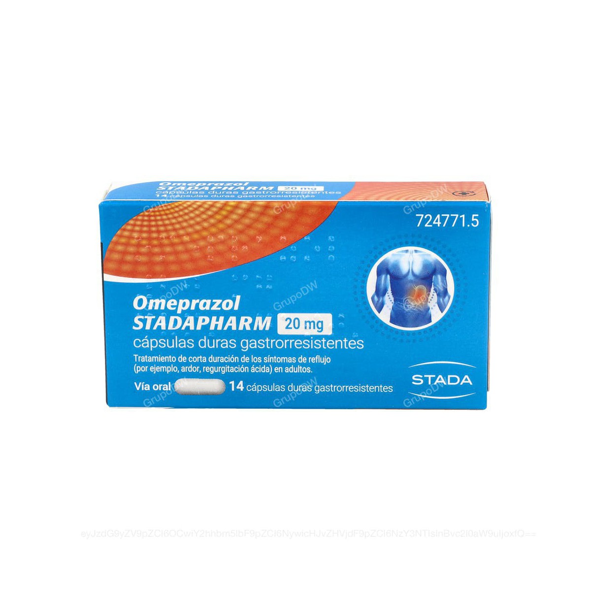 OMEPRAZOL STADAPHARM 20 mg CAPSULAS...
