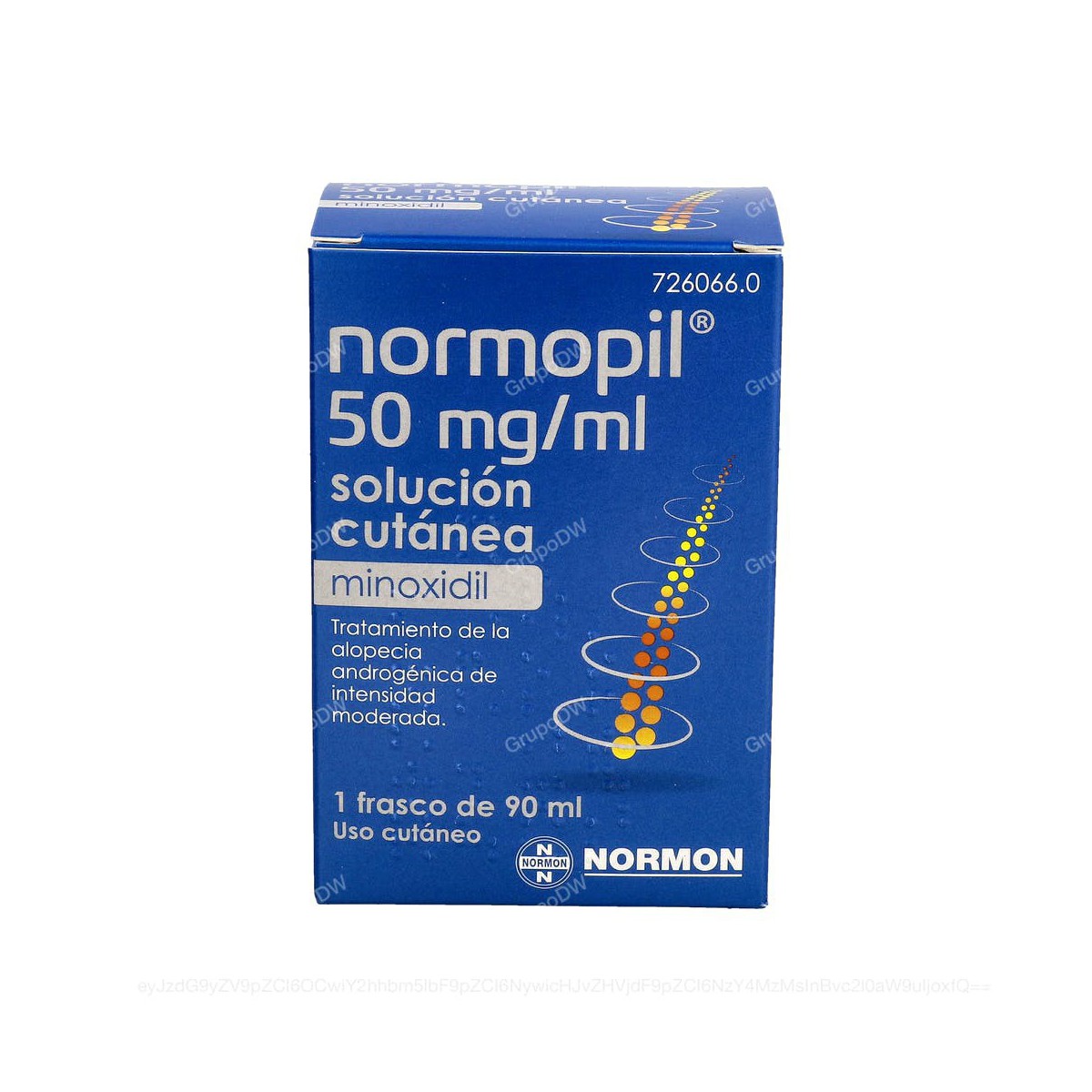 NORMOPIL 50 mg/ml SOLUCION CUTANEA, 1...