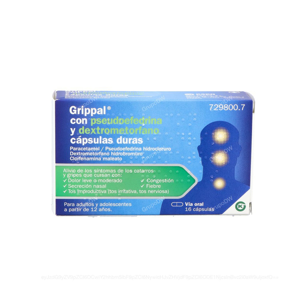 GRIPPAL CON PSEUDOEFREDRINA Y...