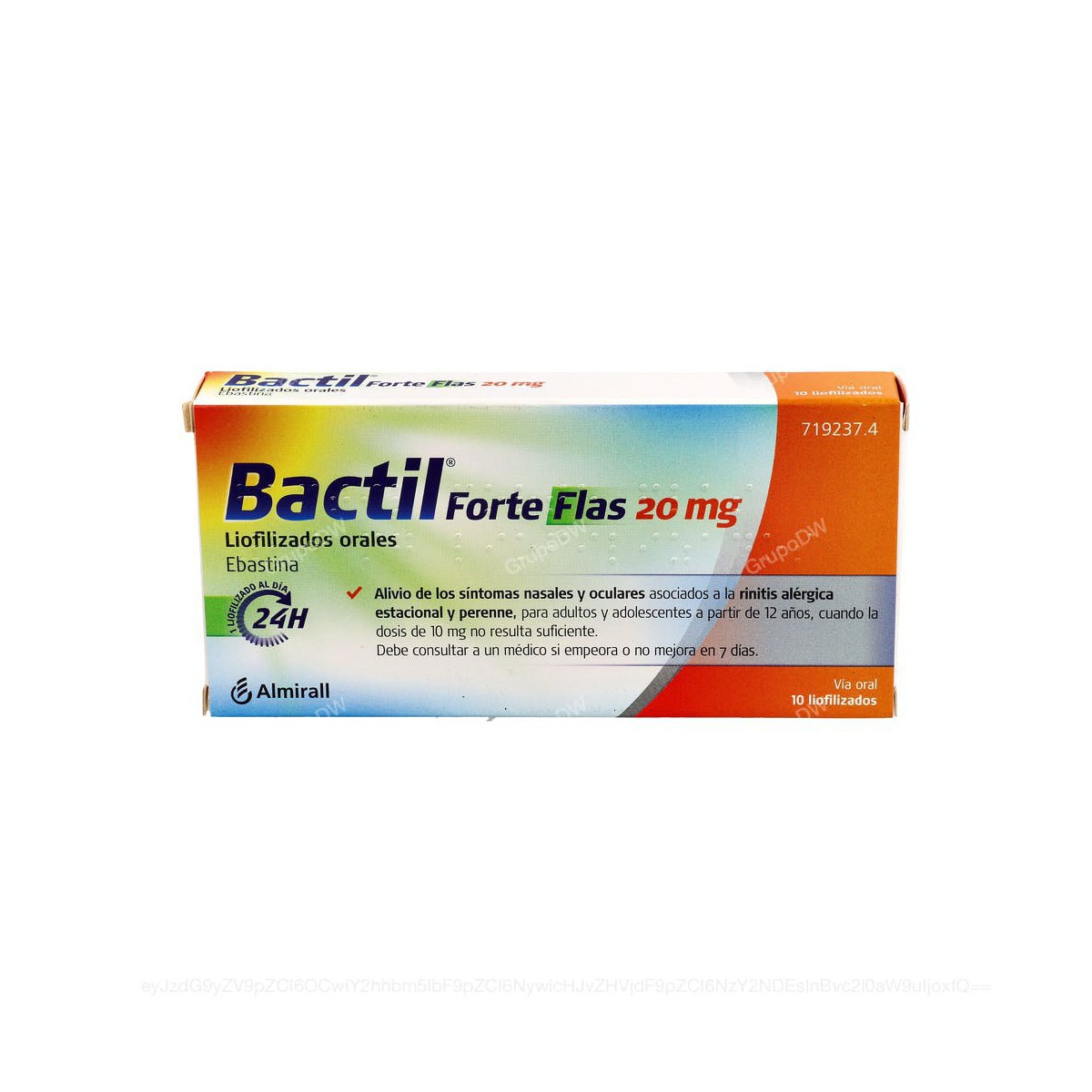BACTIL FORTE FLAS 20 mg LIOFILIZADOS...