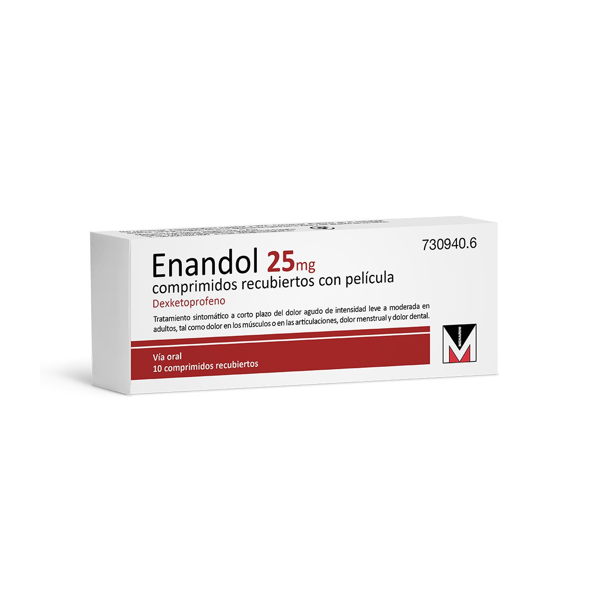 ENANDOL 25 mg COMPRIMIDOS RECUBIERTOS...
