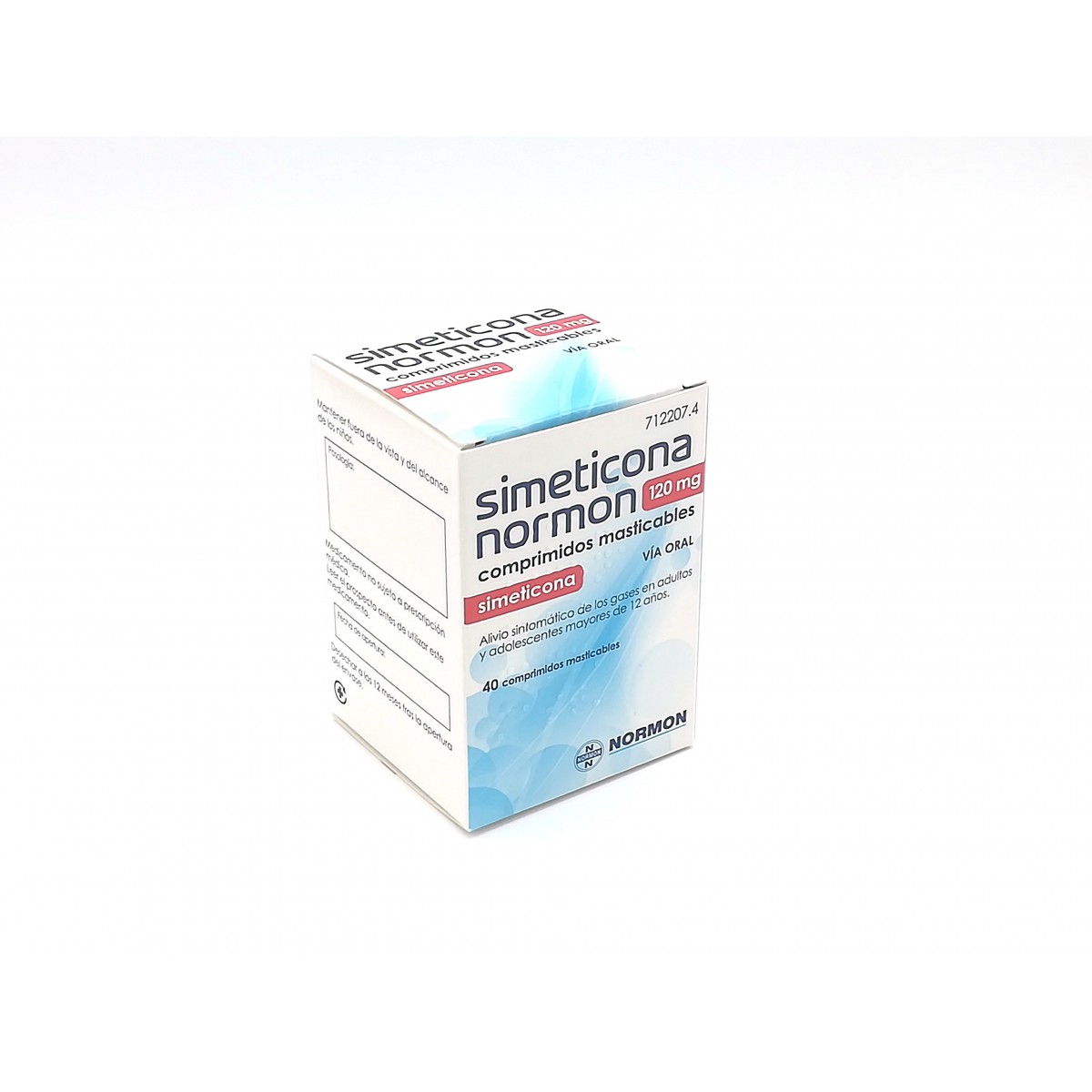SIMETICONA NORMON 120 mg COMPRIMIDOS...