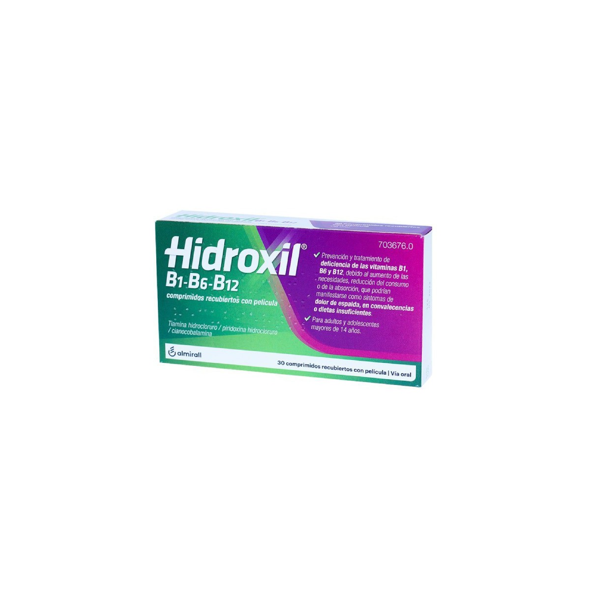 HIDROXIL B1-B6-B12 COMPRIMIDOS...