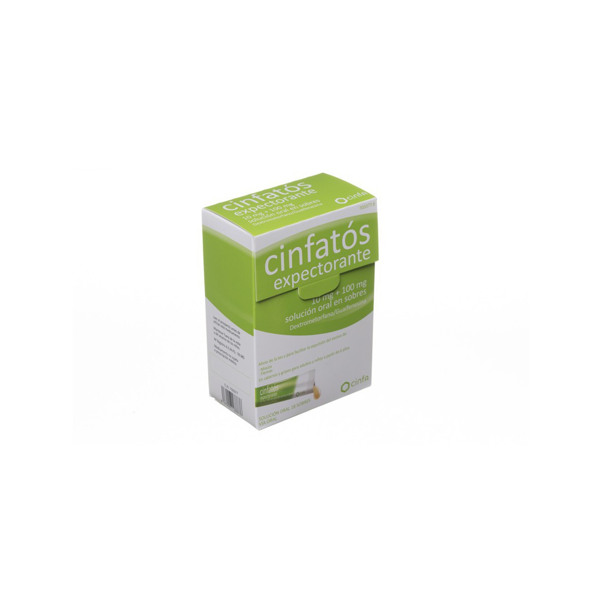 CINFATOS EXPECTORANTE  10 mg + 100 mg...