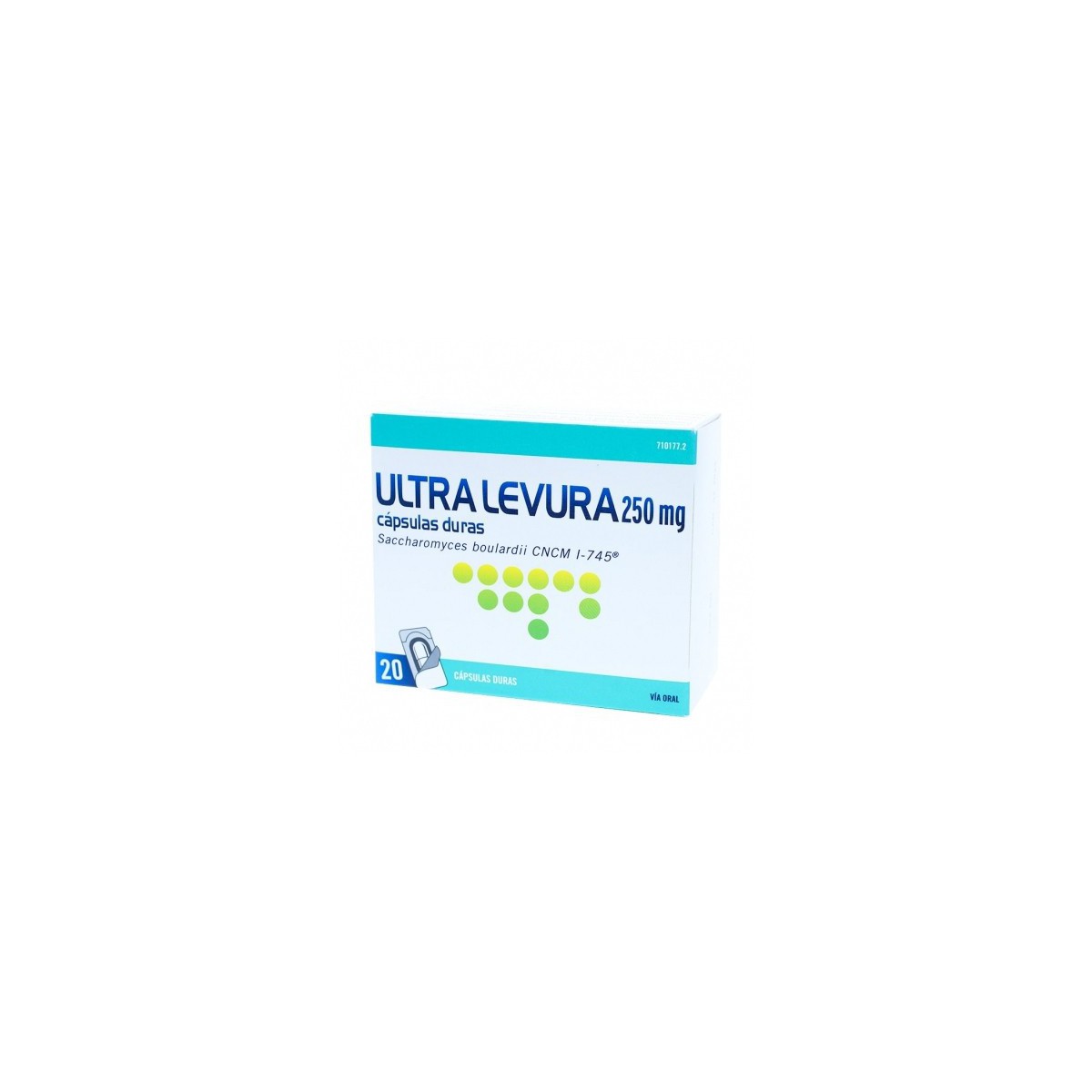 ULTRA-LEVURA 250 mg CAPSULAS DURAS,...