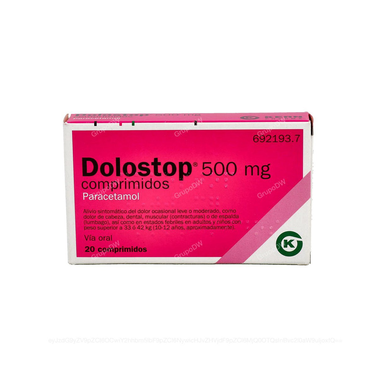 DOLOSTOP 500 mg COMPRIMIDOS, 20...