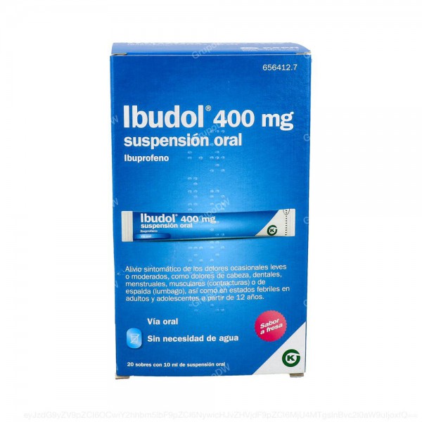 IBUDOL 400 mg SUSPENSION...