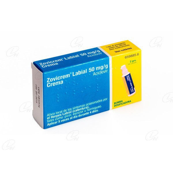 ZOVICREM LABIAL 50 mg/g...