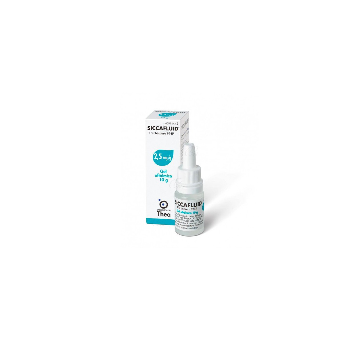 SICCAFLUID 2,5 mg/g GEL OFTALMICO, 1...