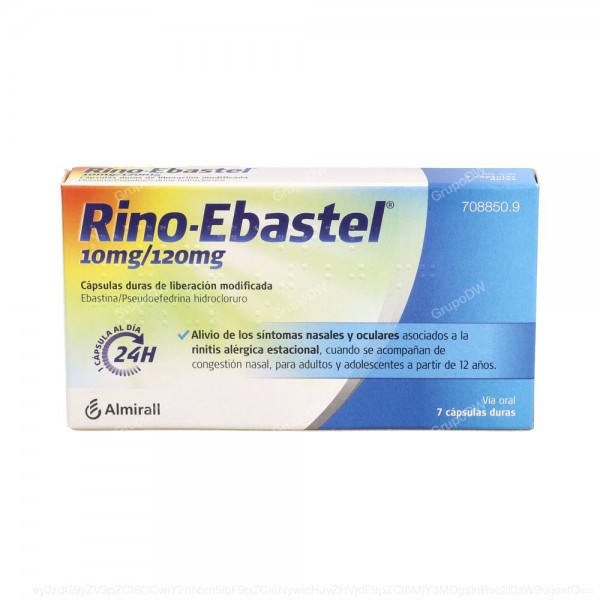 RINO-EBASTEL 10 mg/120 mg...