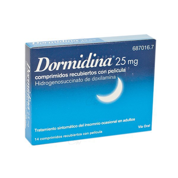 DORMIDINA DOXILAMINA 25 mg...