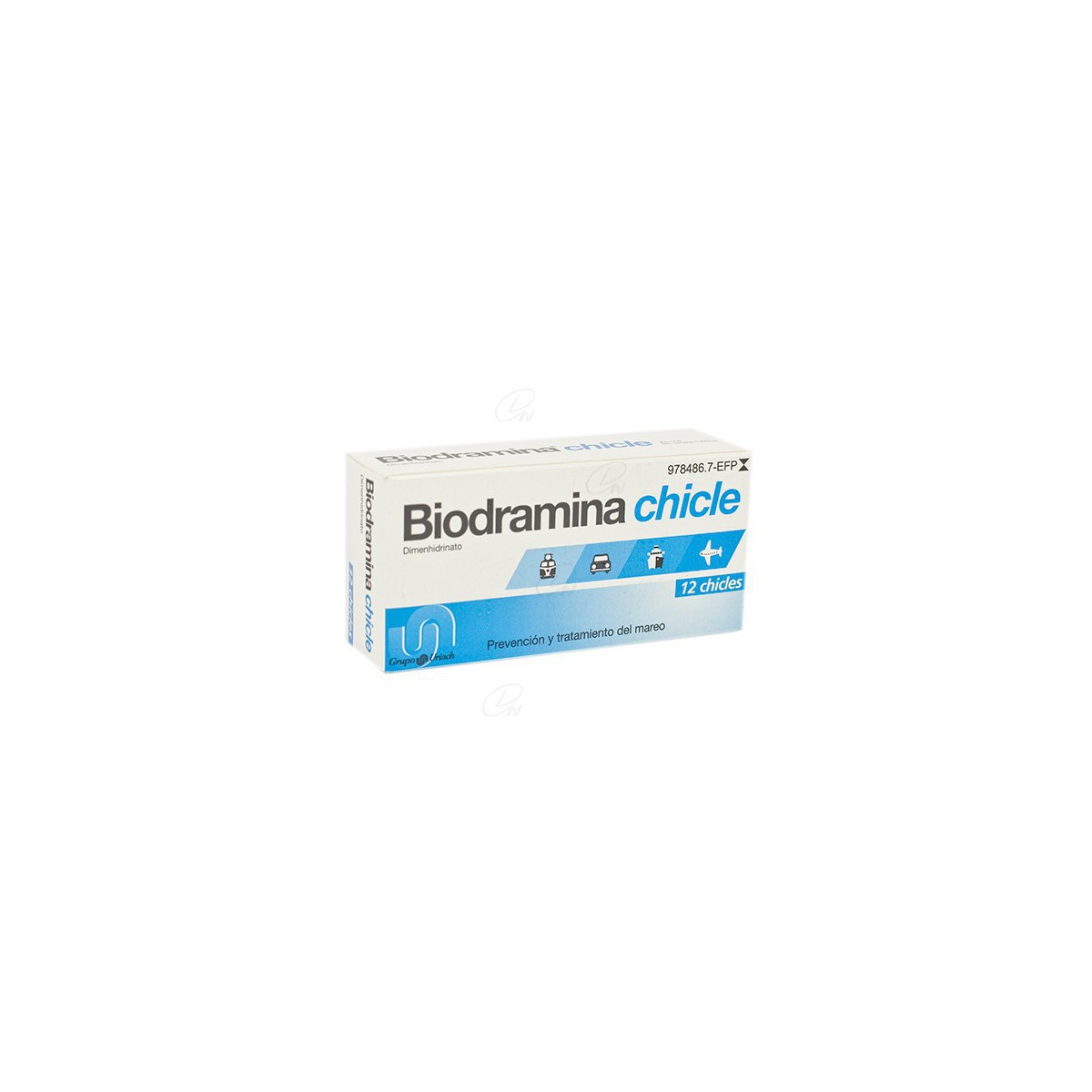 BIODRAMINA 20 mg CHICLES...