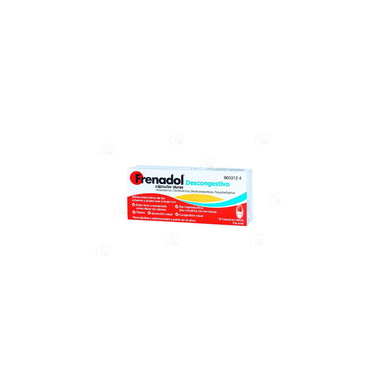 FRENADOL DESCONGESTIVO CAPSULAS...