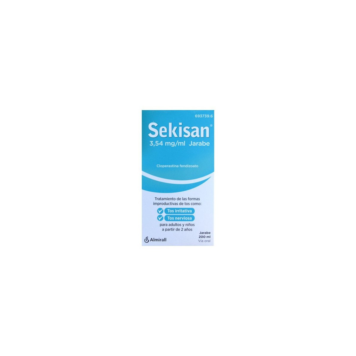 SEKISAN 3,54 mg/ml JARABE, 1 frasco...