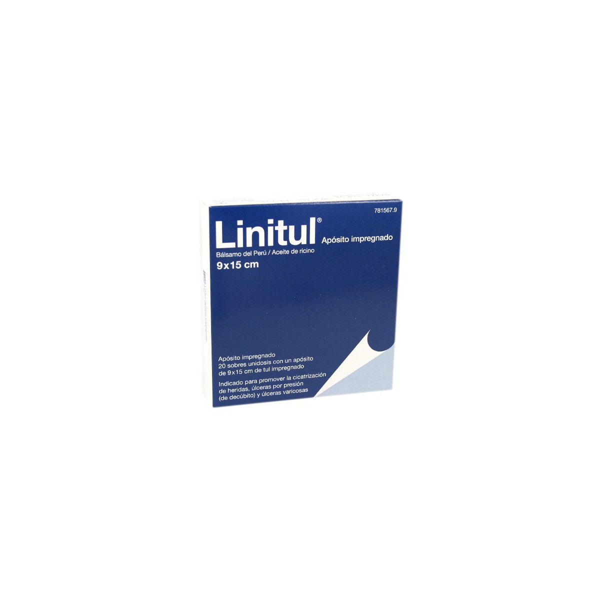 LINITUL APOSITO IMPREGNADO 9 X 15 cm