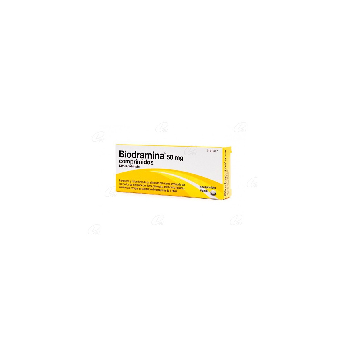 BIODRAMINA 50 mg COMPRIMIDOS, 4...