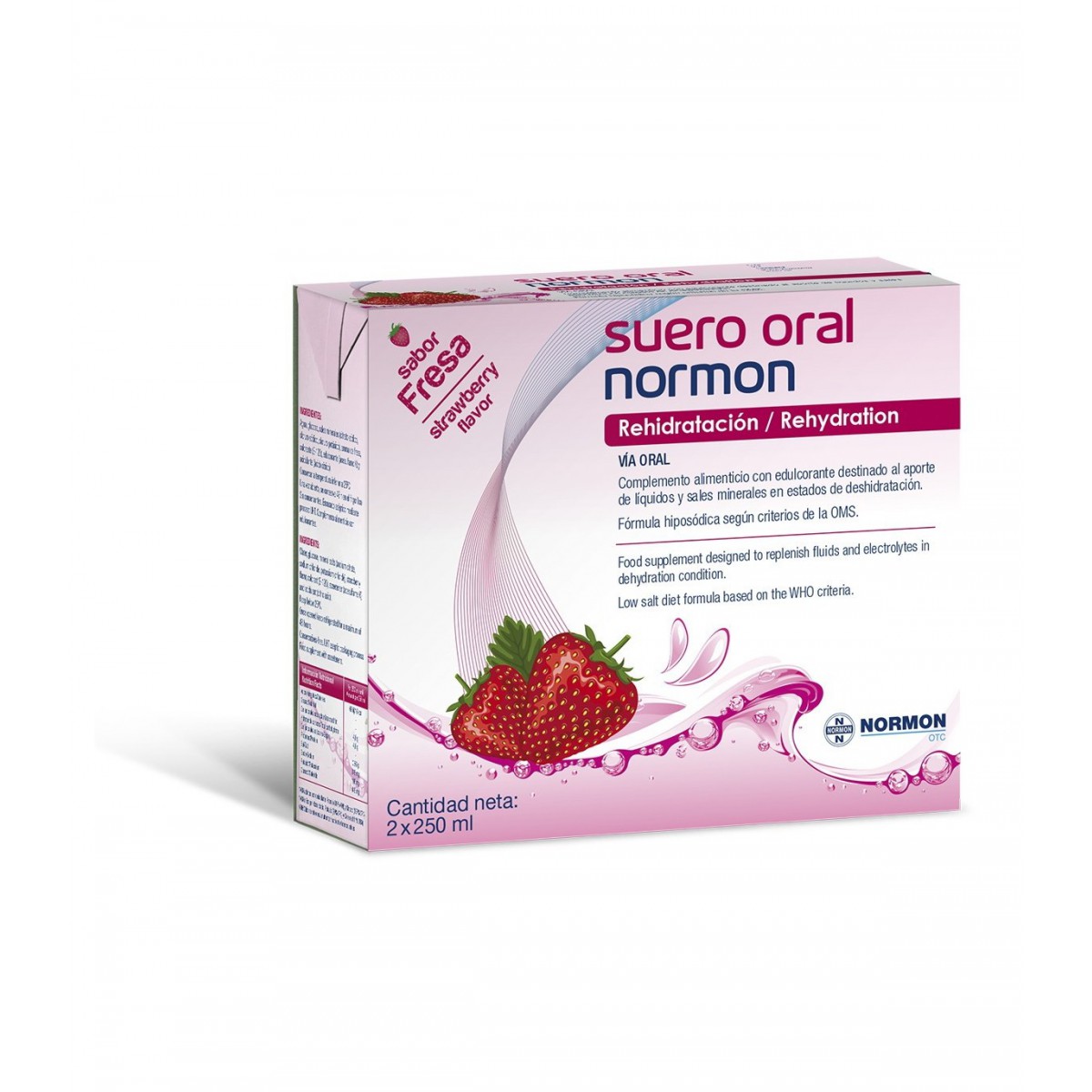 SUERO ORAL NORMON FRESA 2X250ML