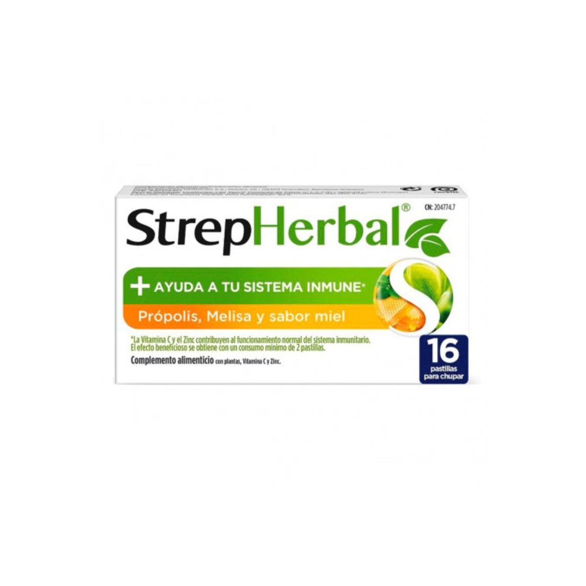 STREPHERBAL 16 PASTILLAS PARA CHUPAR...