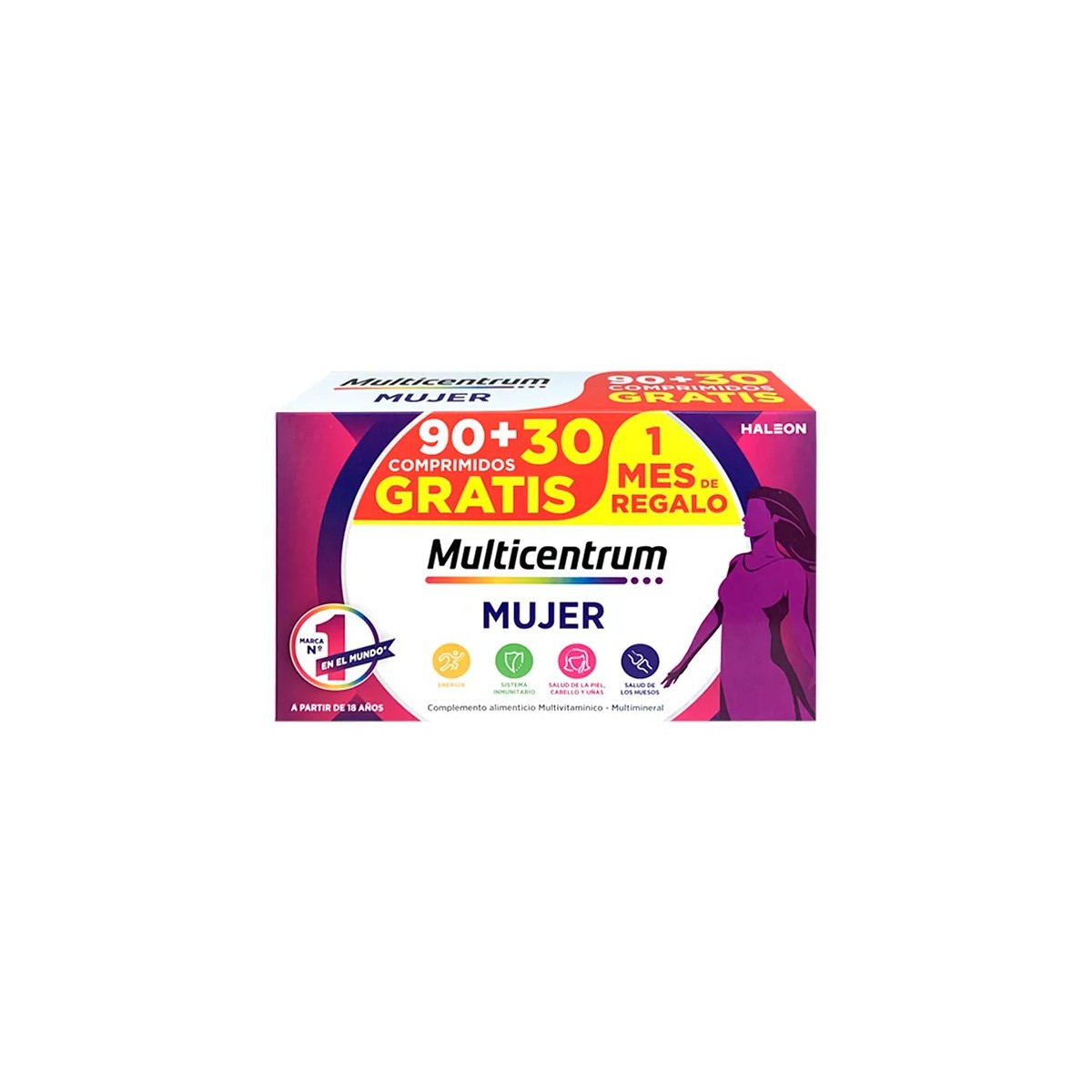 Multicentrum Mujer 90+30 Comprimidos