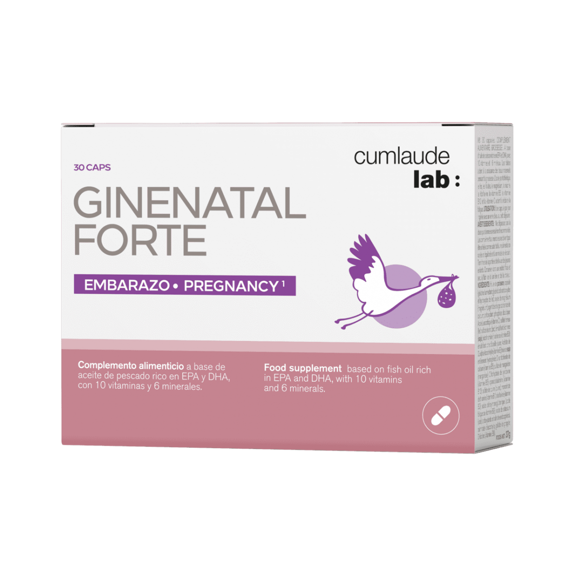 CUMLAUDE GINENATAL FORTE 30 CAPSULAS
