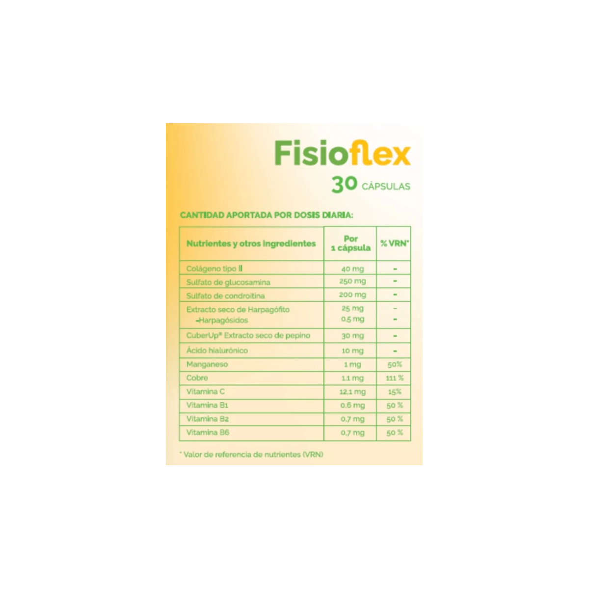 Fisioflex 30 cápsulas