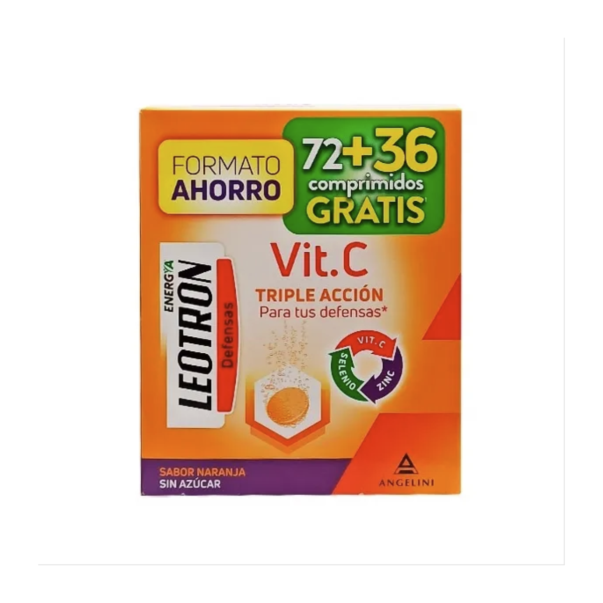 Leotron Vitamina C Promo 72+36 Comp...