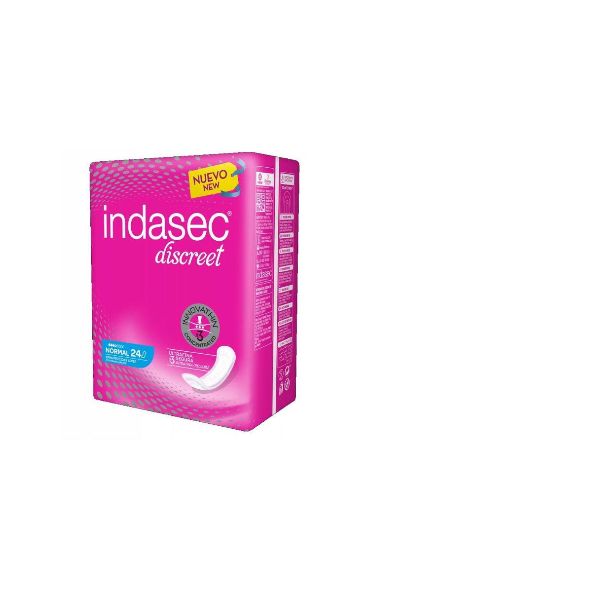 indasec-discreet-normal-24-unidades