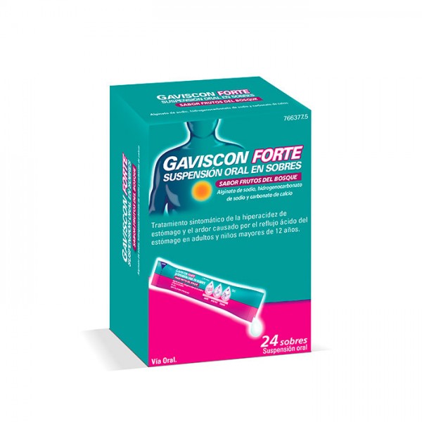 GAVISCON FORTE 24 SOBRES...