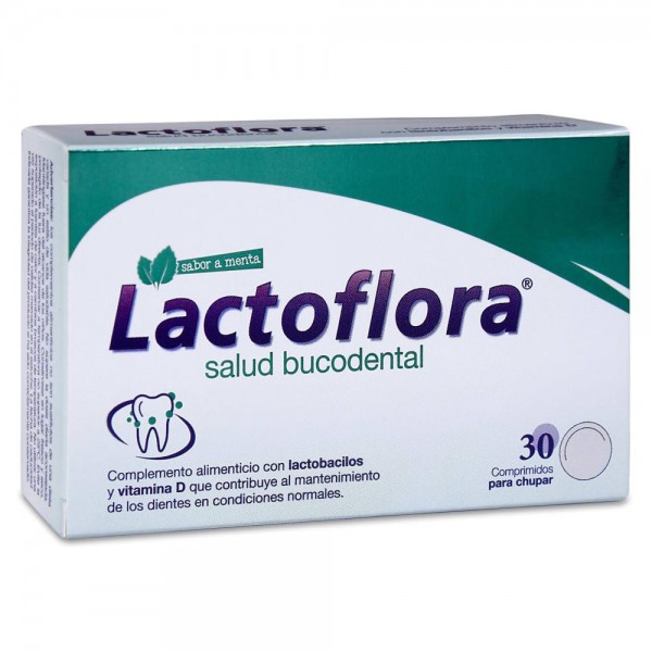 lactoflora-salud-bucodental-menta-30-comprimidos